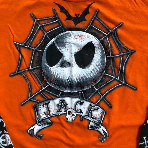 Jack Skellington The Nightmare Before Christmas Long Sleeve Tee - Medium - Picture 2 of 5